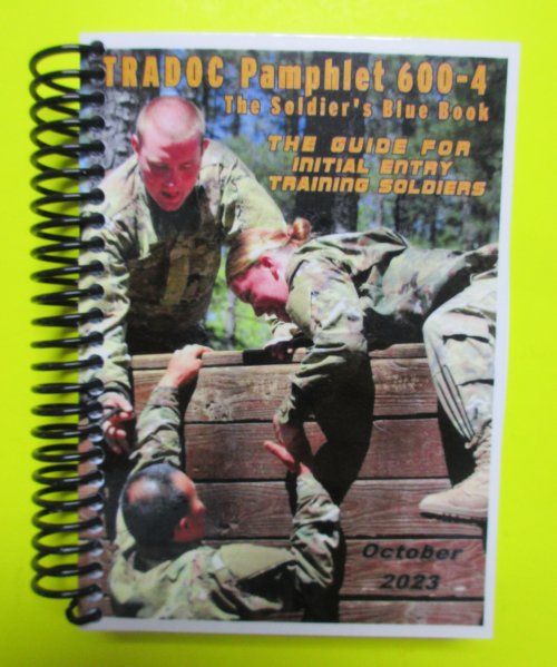 The Blue Book (Tradoc Pam 600-4)- For Basic Training - BIG size - Click Image to Close